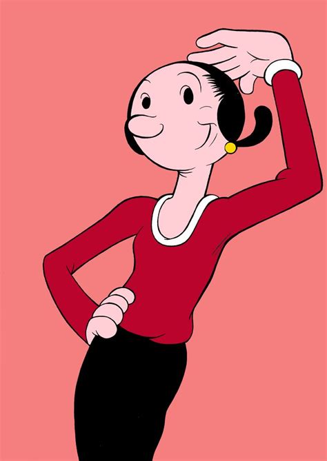 esposa de popeye|Olive Oyl 